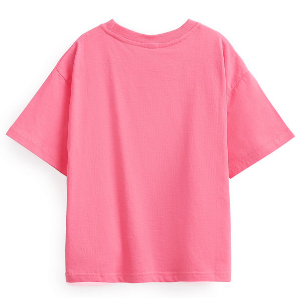 Happy Baby футболка детская Bright pink (cat) - фото  4