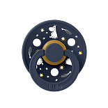 BIBS пустышка латексная Moomin Colour - Good Night - Deep Space