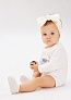 OLANT BABY повязка на голову с бантом цвет молочный - фото 3