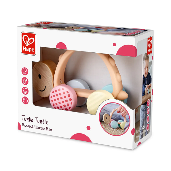 Hape каталка Черепашка Турбо - фото  3