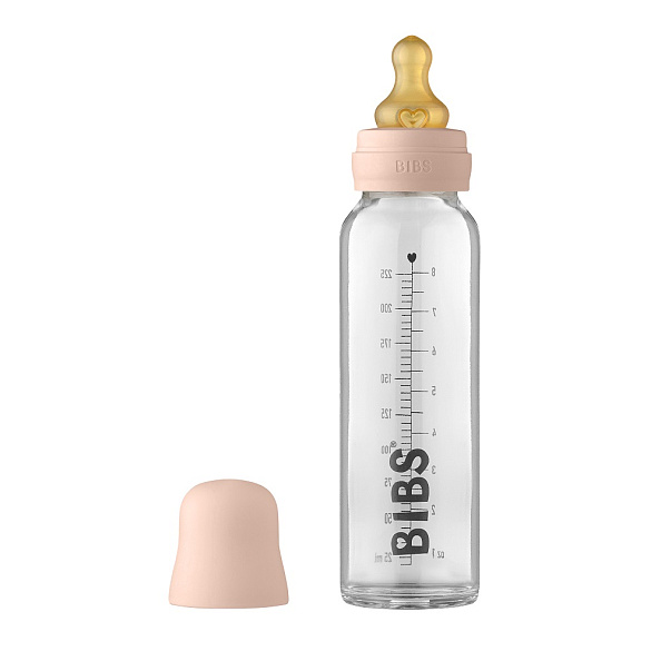BIBS бутылочка для кормления в наборе 225 мл Blush - фото  1