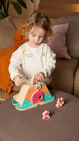 Chicco набор развивающий деревянные игрушки Лисье логово - фото  7
