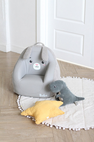 Фабрика облаков кресло детское интерьерное Bobo Grey Smoke - фото  6