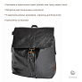 Easygrow сумка/рюкзак для мамы  Vandra bag Black PU - фото 2
