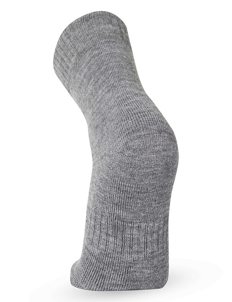 NORVEG носки шерсть Climate Control цвет серый меланж - фото  3