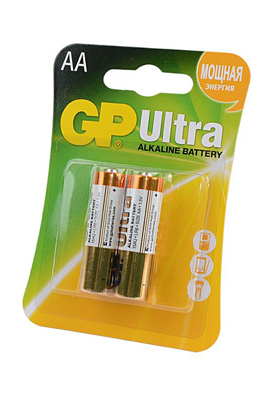 GP Ultra элемент питания LR6 BL2(AA), 2шт. - фото  1