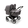 Bugaboo Donkey5 Twin коляска 2 в 1 Graphite/Grey Melange/Grey Melange complete - фото 1