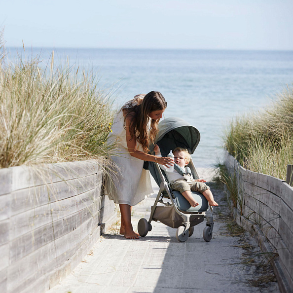 Elodie коляска прогулочная MONDO - Pebble Green - фото  21