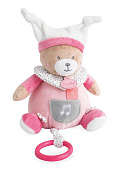 BABY NAT игрушка музыкальная Мишка Brioche розовый