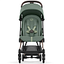Cybex Коляска Coya Rosegold Leaf Green с дождевиком и бампером - фото 4