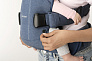 BabyBjorn рюкзак для переноски ребенка One Cotton New version черный