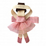 Milledeux Заколка-зажим &quot;Балерина&quot;, коллекция &quot;Ballerina&quot;, кварцевый розовый