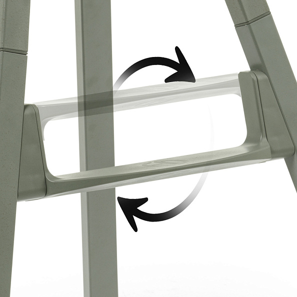 Elodie Grace стульчик + сиденье для новорожденного Hazy Jade+ вкладыш Mineral Green - фото  21