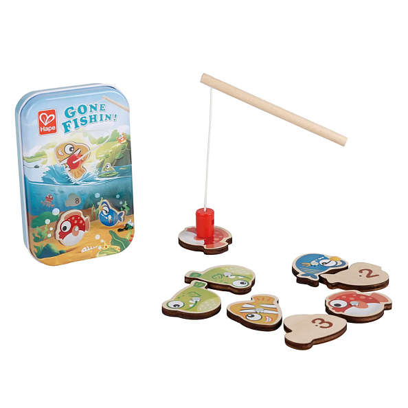 Hape настольная игра магнитная, Рыбалка - фото  1