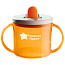 Tommee Tippee чашка-непроливайка первая 190 мл.с 4 мес., оранжевый NEW