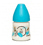 Suavinex бутылка &quot;BEE&quot; с круглой силиконовой соской 150 мл с рождения цвет голубой