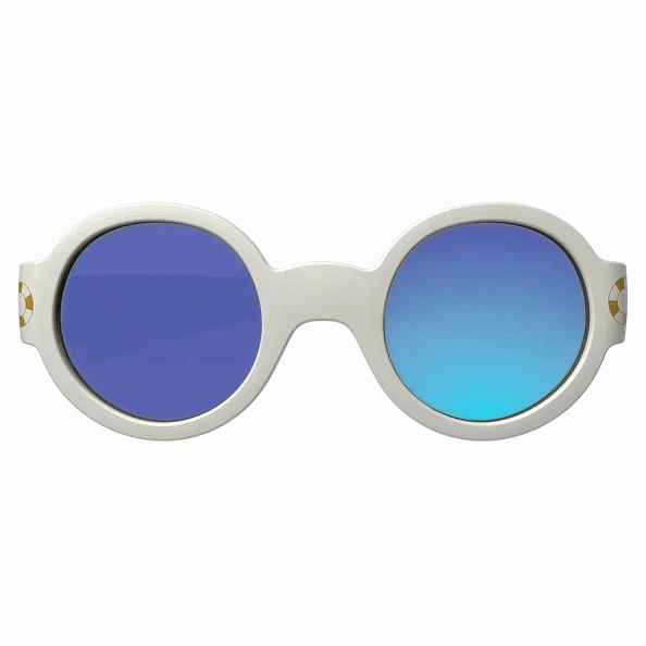 Chicco очки солнцезащитные 0мес+ Cream Mirror белый - фото  2