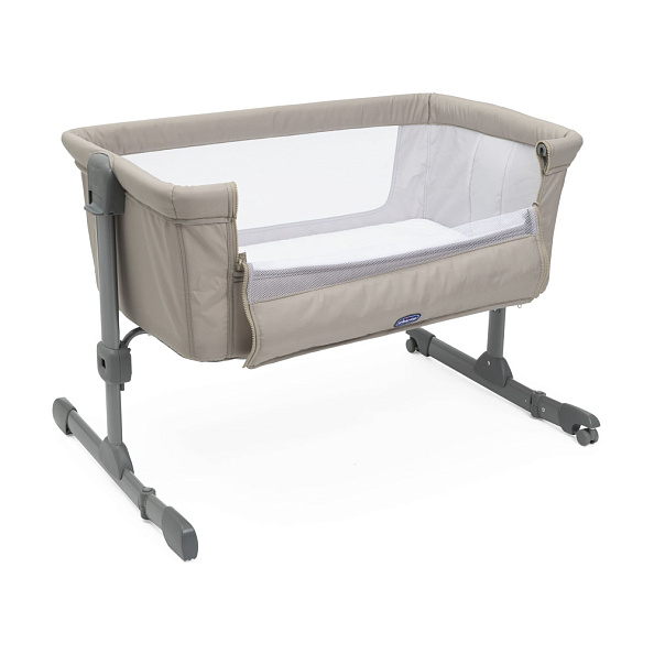 Chicco кровать приставная Next2Me Essential Dune Re Lux Beige - фото  10