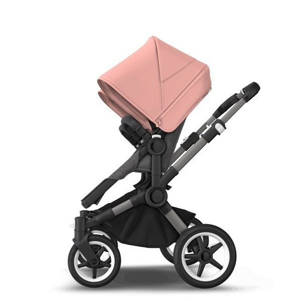 Bugaboo Donkey5 Twin коляска 2 в 1 Graphite/Grey Melange/Morning Pink - фото  9