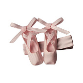 Milledeux Заколка-зажим &quot;Пуанты&quot;, коллекция &quot;Ballerina&quot;, светло-розовая