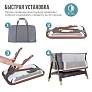 TUTTI BAMBINI Колыбель Tutti Bambini CoZee Luxe Walnut/Slate+ Ванна с горкой Stokke White - фото 13