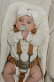 OLANT BABY повязка на голову с бантом цвет молочный