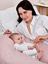 Happy Baby подушка для беременных из стираного льна beige