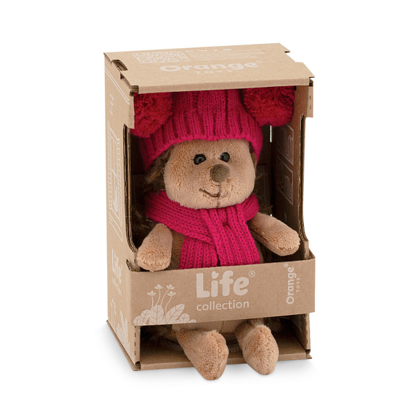 Orange Toys Ежинка Колючка в шапке с двумя помпонами 15 см - фото  2