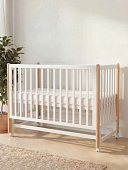 OLANT кровать с маятником Блисс (Bliss) белый/бук