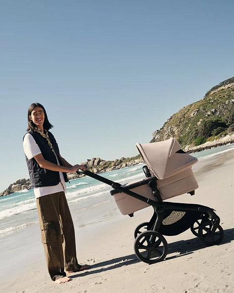 Bugaboo Fox5 Renew коляска 2 в 1 Black/ Heritage Black/ Desert Taupe  - фото  4