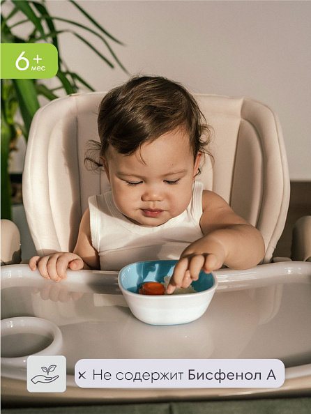 Munchkin тарелки миски детская  Splash™ набор 2шт. с 6 мес., голубая зеленая - фото  6