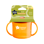 Tommee Tippee чашка-непроливайка первая 190 мл.с 4 мес., оранжевый NEW