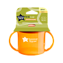 Tommee Tippee чашка-непроливайка первая 190 мл.с 4 мес., оранжевый NEW - фото 2