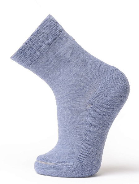 NORVEG носки шерсть Soft Merino Wool цвет голубой меланж - фото  1