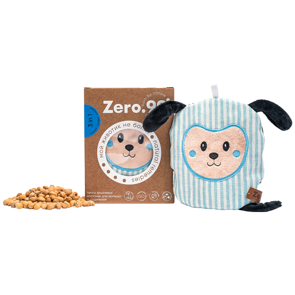 ZerO-99™ грелка-игрушка 3 в 1 с вишневыми косточками собачка