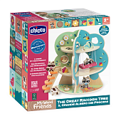 Chicco набор развивающий деревянные игрушки Домик Енотов