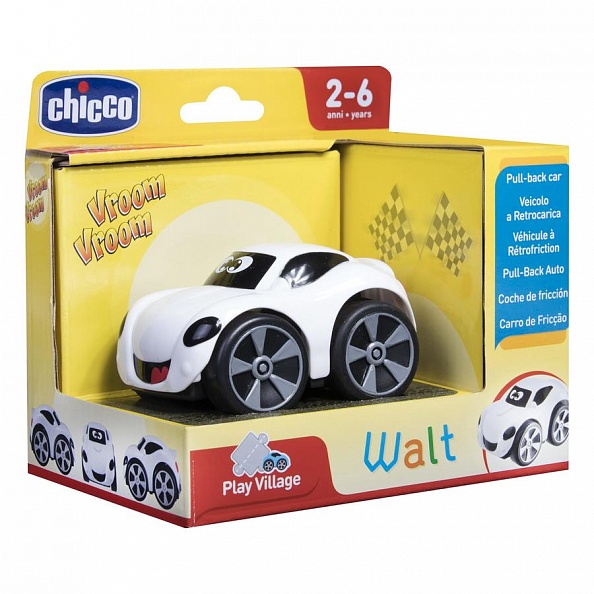 Chicco машинка Turbo Touch Walt белая