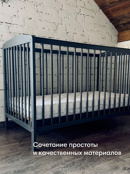 OLANT кровать + матрас Сова (Sova) графит - фото  3