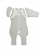 Love To Dream   Swaddle Up Transition Suit Original Grey 