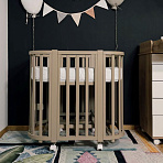 OLANT BABY кровать-трансформер с маятником Vila кашемир