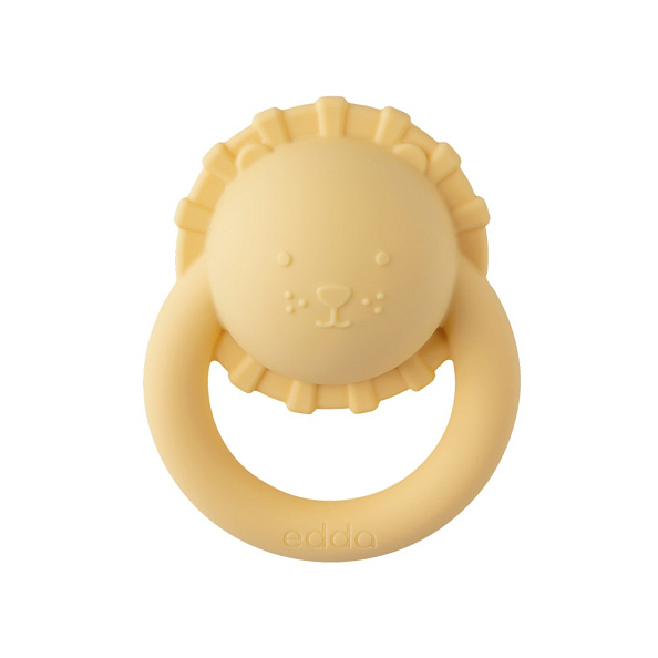 Edda погремушка - прорезыватель Лев, Мимоза - фото  1