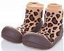 Attipas обувь Animal леопард коричневый, р. S (3-6мес.)