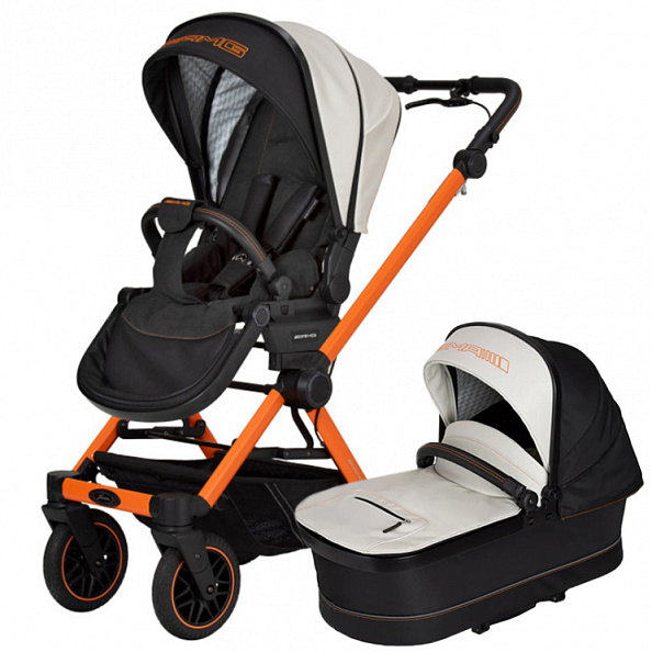 Hartan Коляска 2 в 1 AMG GT2 851 Beige (с сумкой Bag2Go) - фото  1