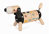 Janod игрушка развивающая Собачка, Учу цвета и формы