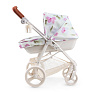 Happy Baby коляска для кукол Эшли (Ashley) сиреневые цветы / lilac flowers - фото 13