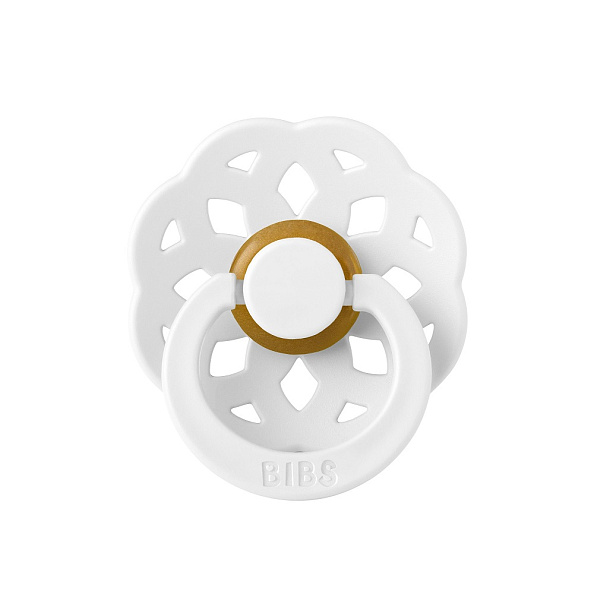 BIBS пустышка латексная Boheme - White - фото  1