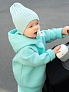 OLANT BABY худи с капюшоном Siberia Turquoise - фото 3
