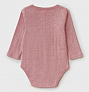 Babybu боди с длинным рукавом ажур Peony Melange 100% органический хлопок - фото 2