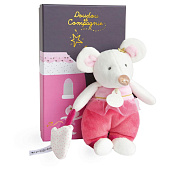 Dou Dou et Compagnie мышка зубная фея Leonie 21 см, розовый 
