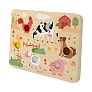 Edda тактильно-звуковая доска развивающая Ферма - фото 1